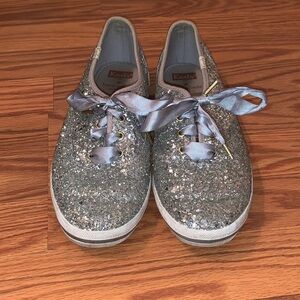 Kate Spade x Keds sparkling lace up shoes